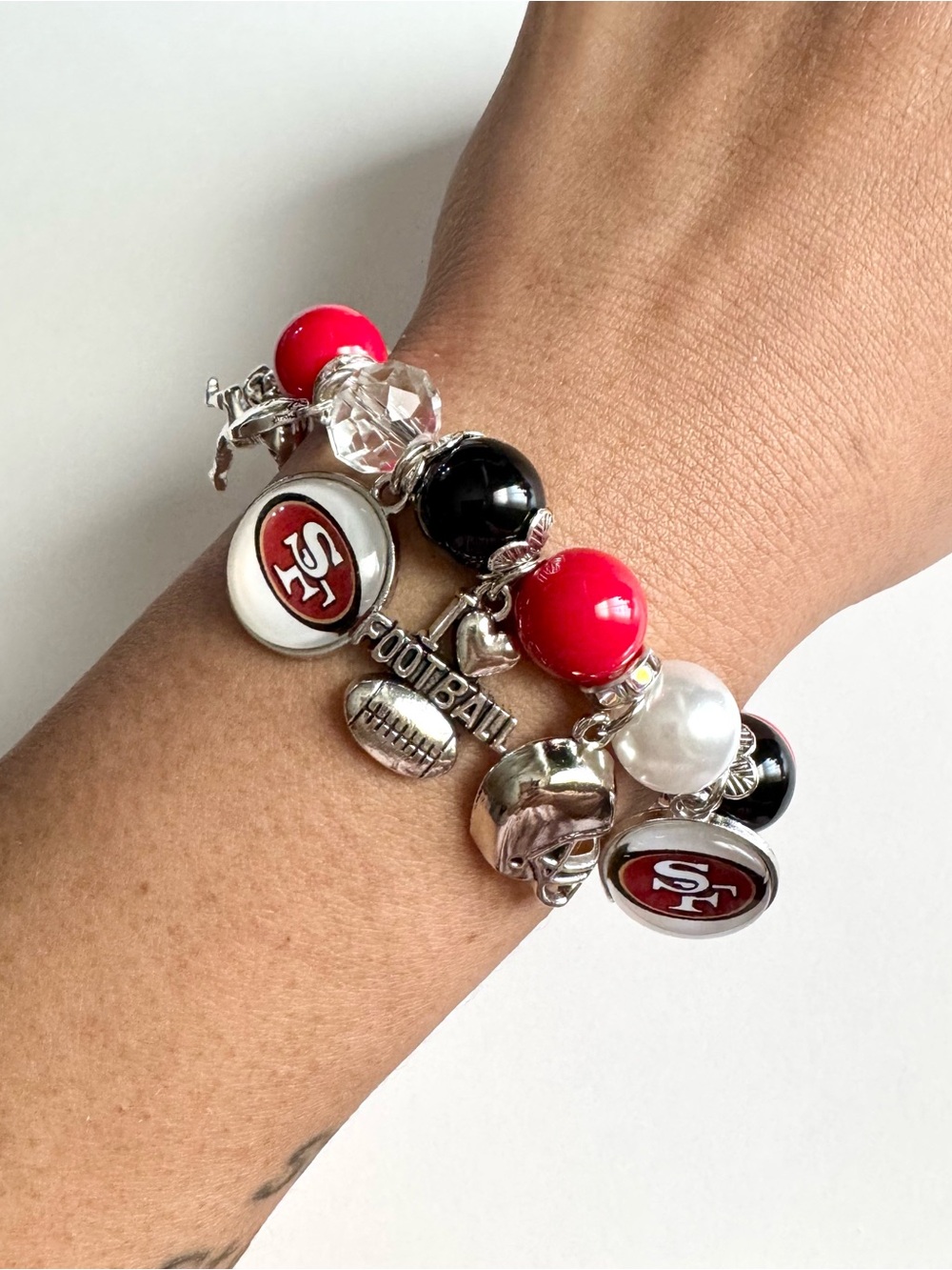 San Francisco 49ers Chunky Charm Bracelet - Picture 2 of 3